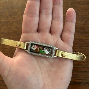 Origami Owl bracelet with 5 charms